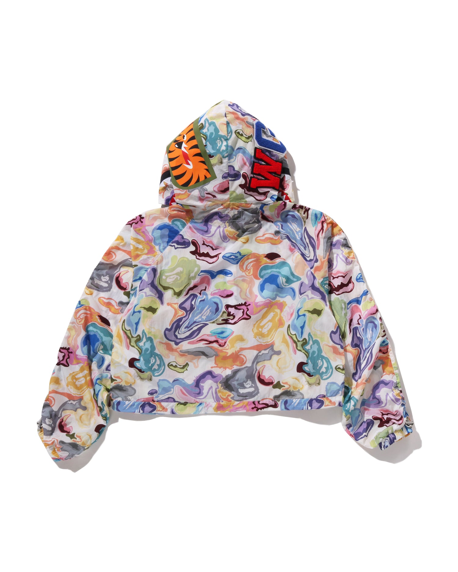 A BATHING APE® Art Camo Shark Full Zip Hoodie Jacket | Bape