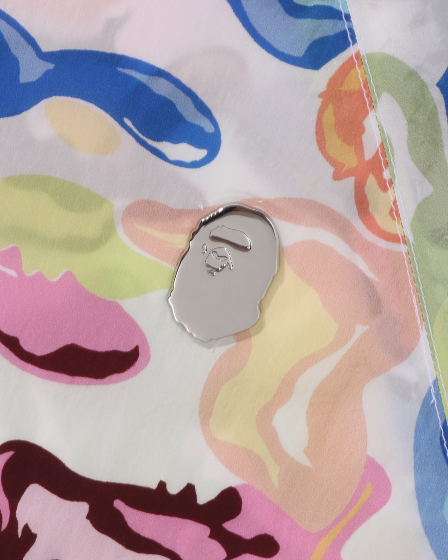 A BATHING APE® Art Camo Shark Full Zip Hoodie Jacket | Bape