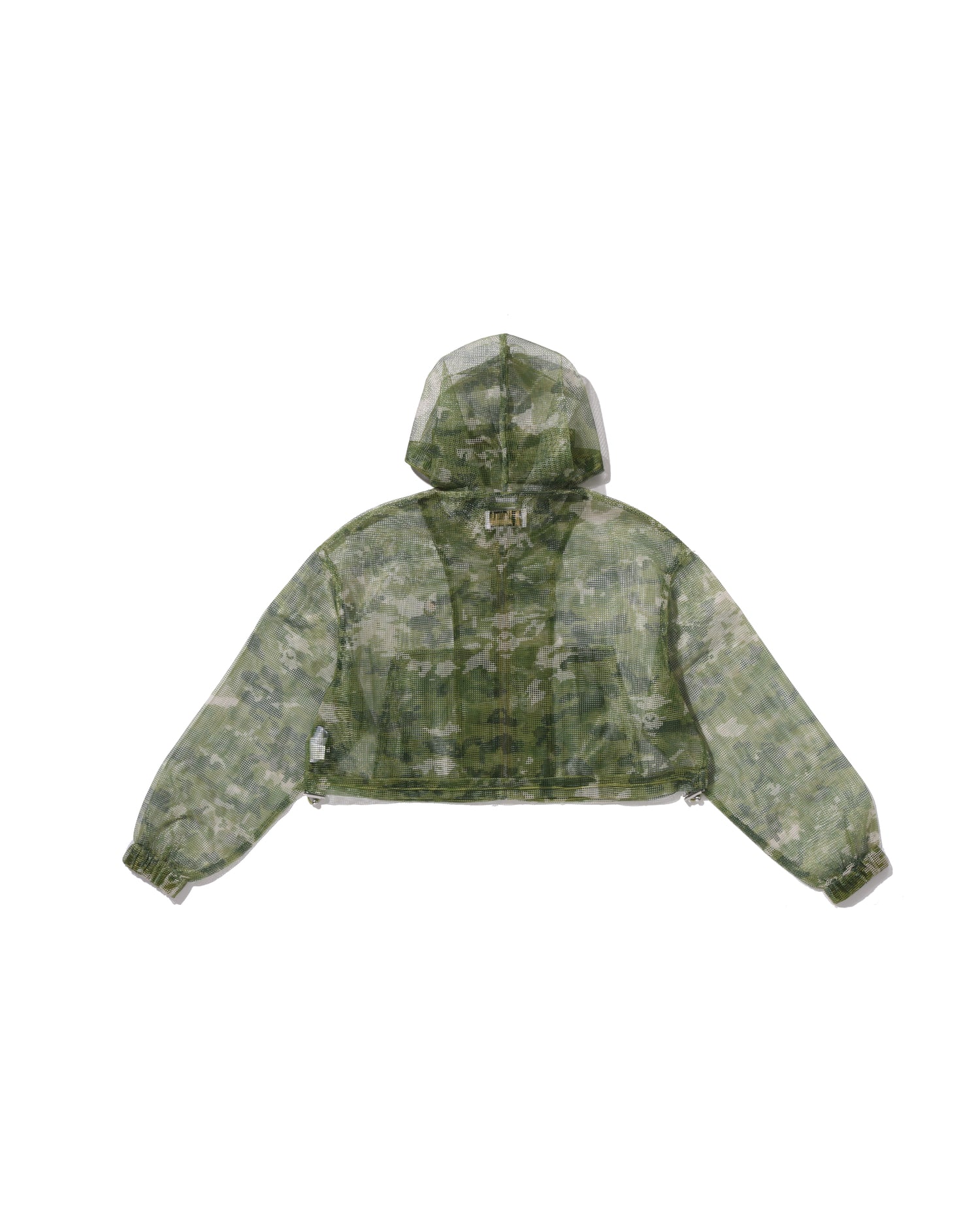 A BATHING APE® Multi Pixel Camo Mesh Cropped Hooded Jacket | Bape