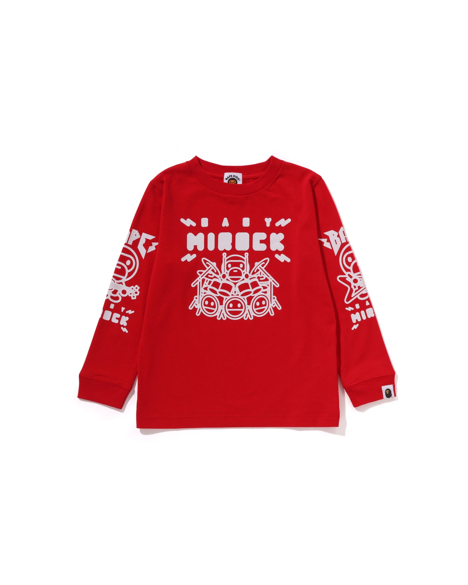 A BATHING APE baby milo ラグランスリーブロンＴ 白茶 L BABY MILO ICE CREAM L/S TEE KIDS – eu.bape.com