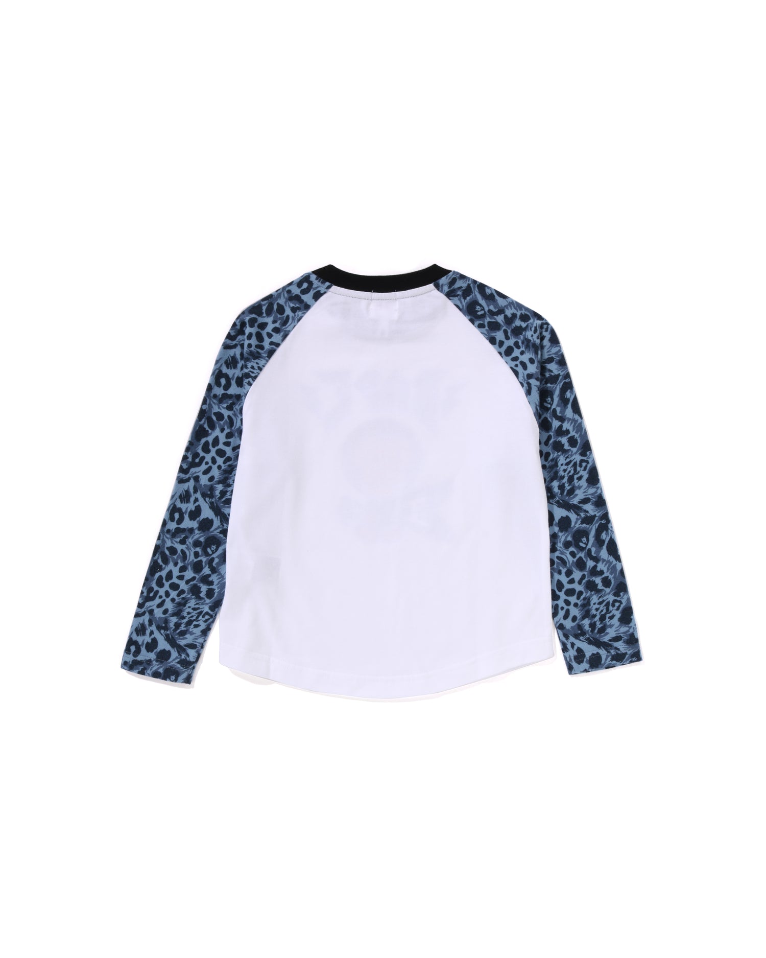 A BATHING APE® Kids Wild Leopard Pattern Baby Milo Raglan Ls