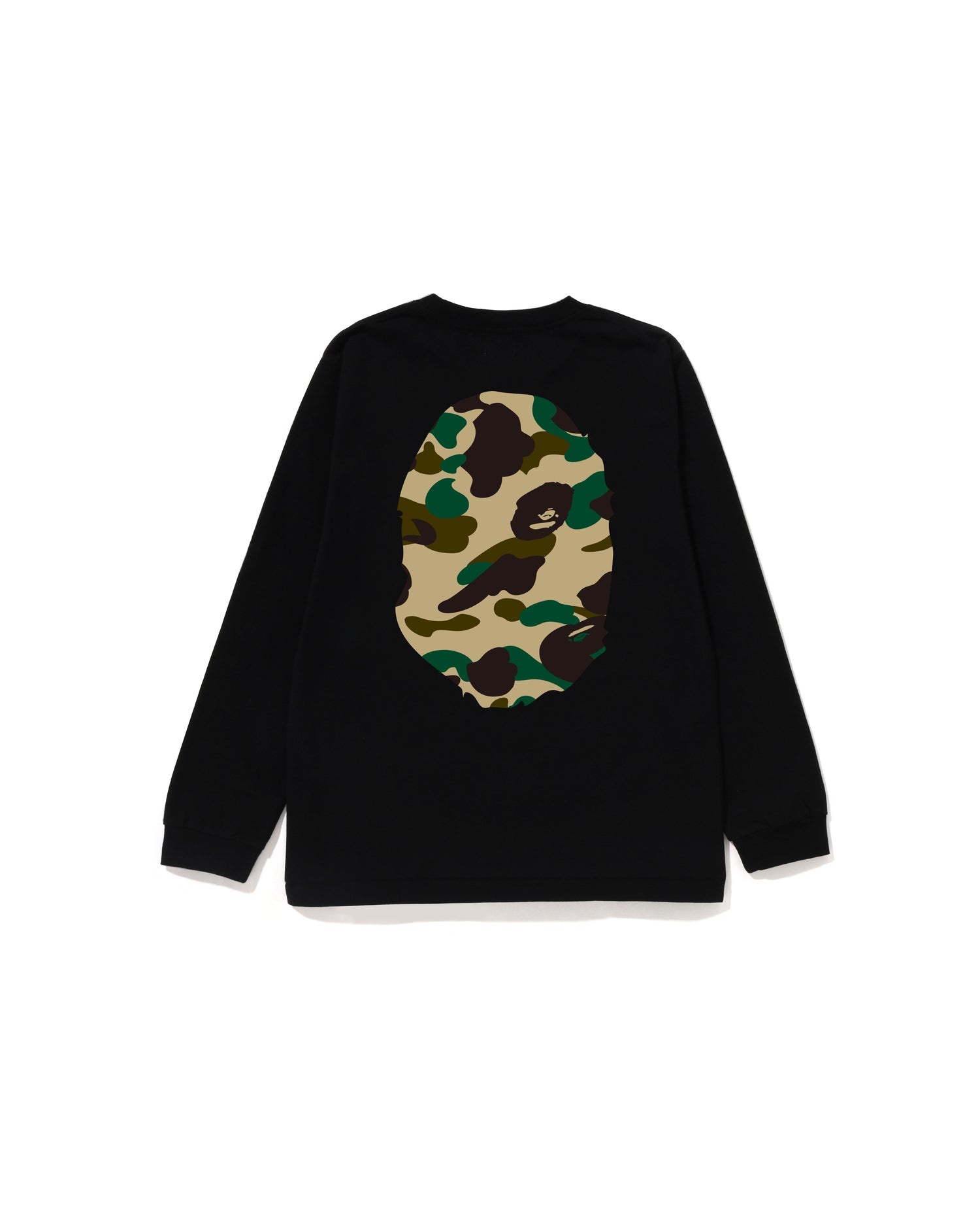 A BATHING APE® Kids 1st Camo Big Ape Head Ls Tee Jr | Bape