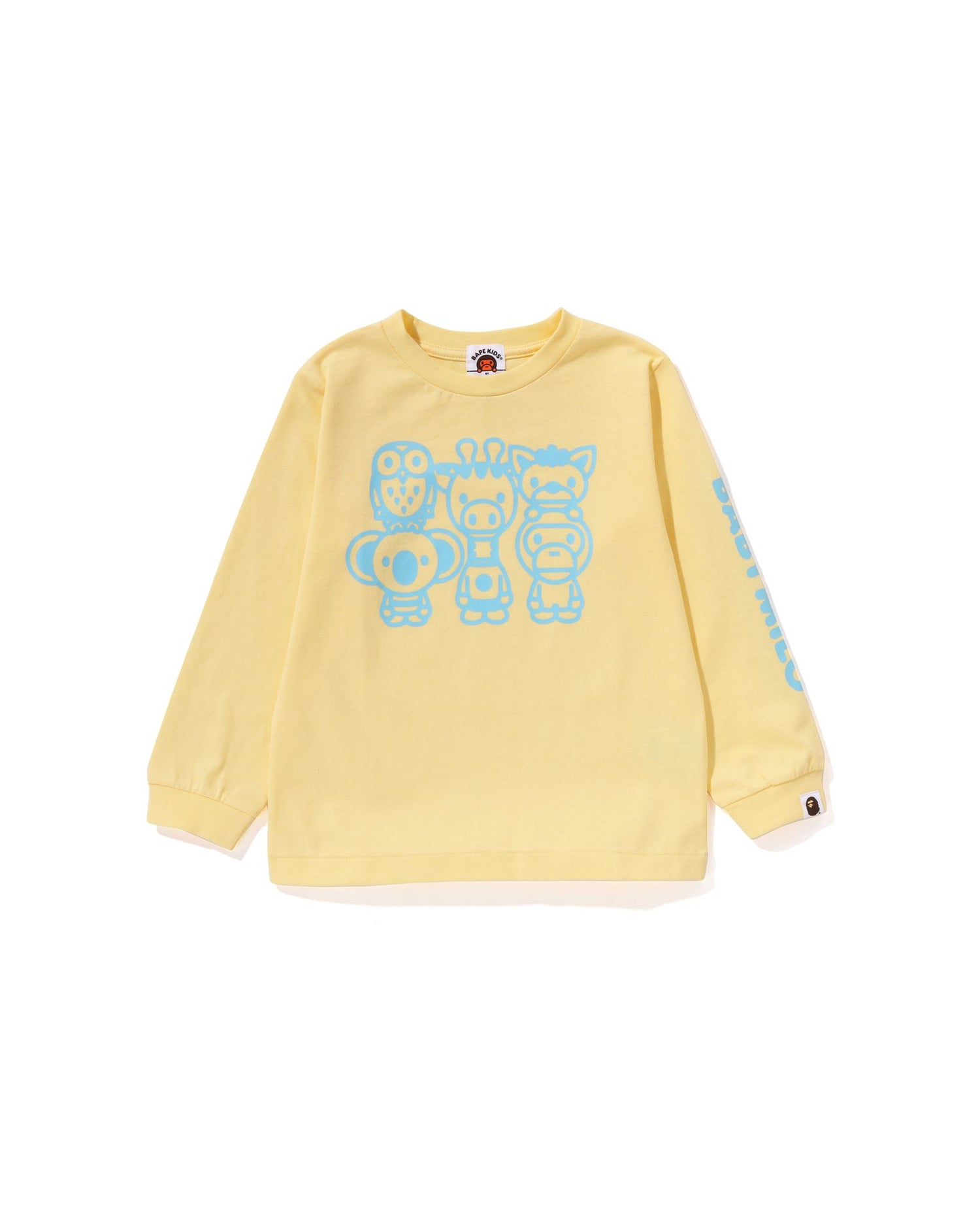 A BATHING APE® Kids Baby Milo & Friends Ls Tee | Bape