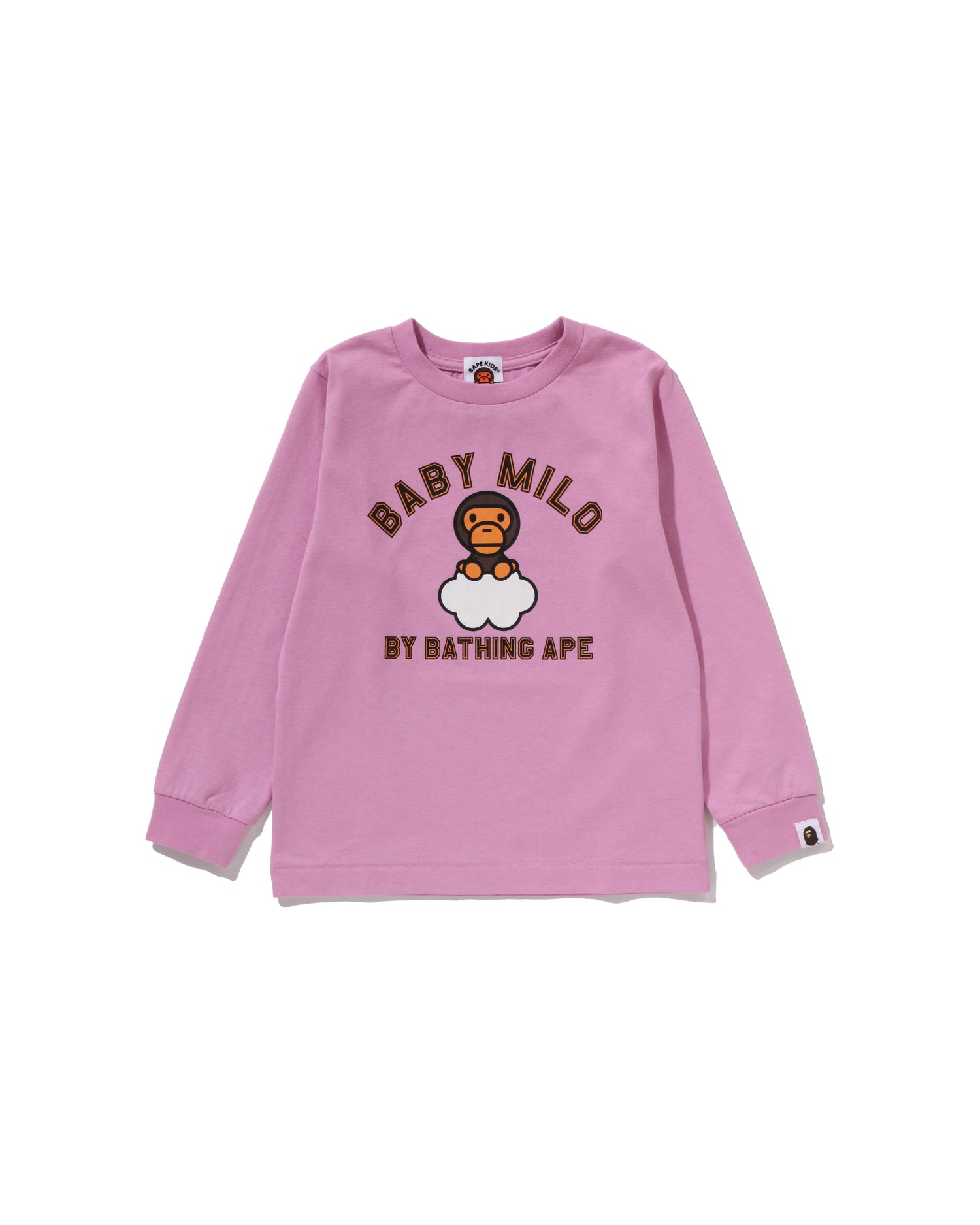 A BATHING APE® Kids Baby Milo Cloud Ls Tee | Bape official website