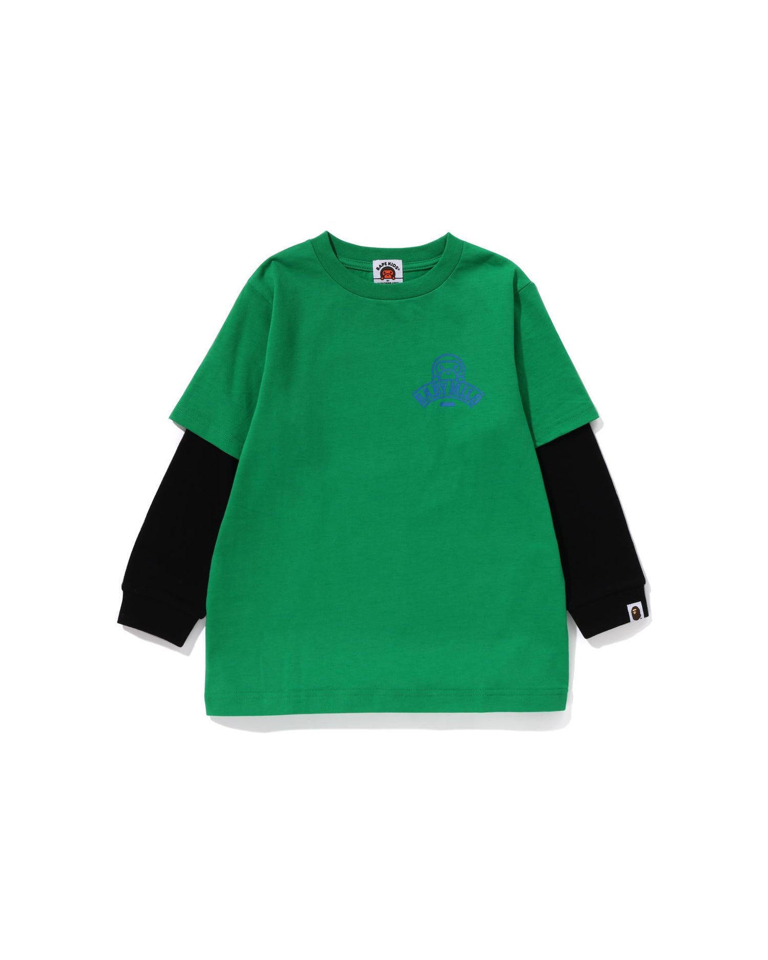 A BATHING APE Kids Baby Milo Layered L S Tee Bape official website INT. BAPE.COM