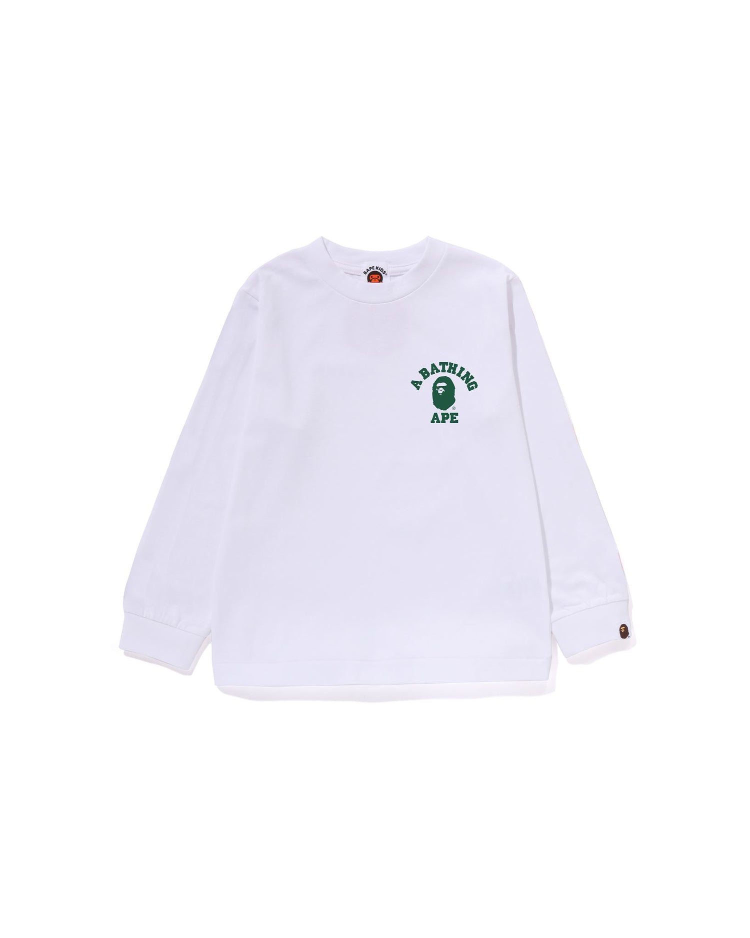 A BATHING APE® Kids Liquid Camo Ape Head L/S Tee | Bape