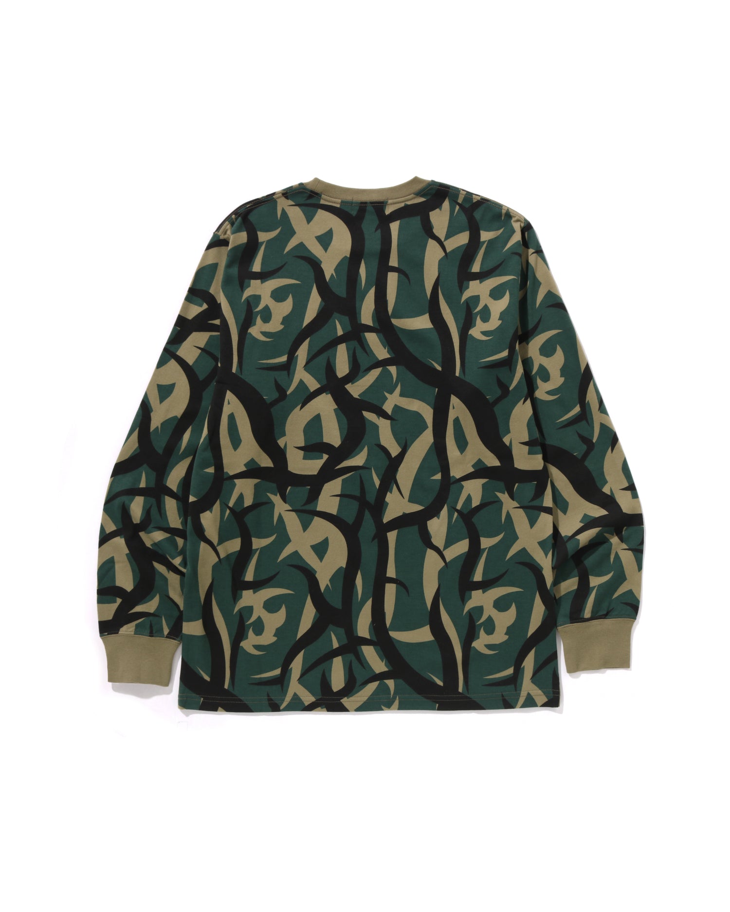 NEW【A BATHING APE】TRIAL CAMO ONE POINT LS TEE ロンT A BATHING APE® Trial Camo One Point Ls Tee | Bape official