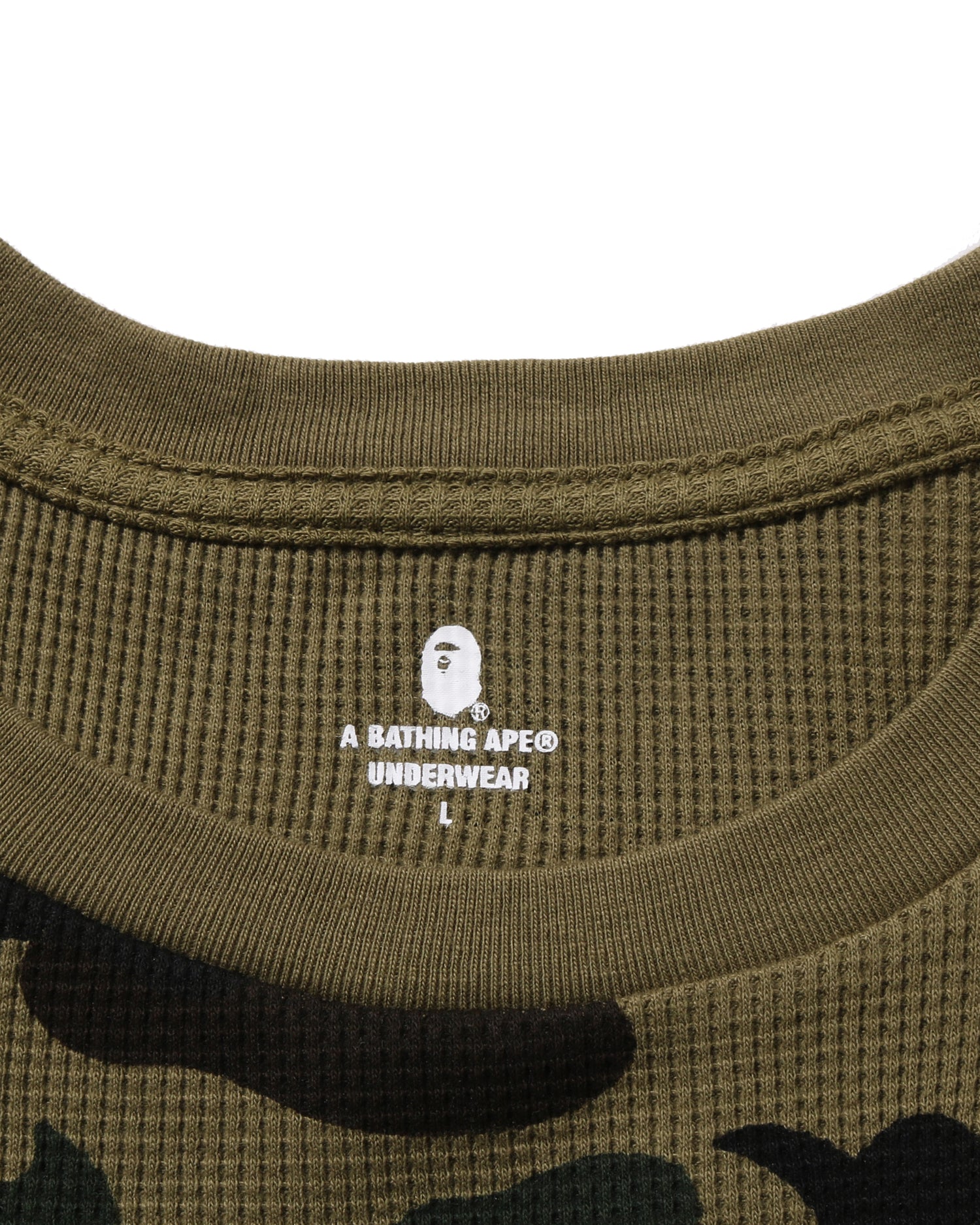 セール店舗や値段 APE CAMO 柄 サーマル Thermal 生地 パープル 1ST 