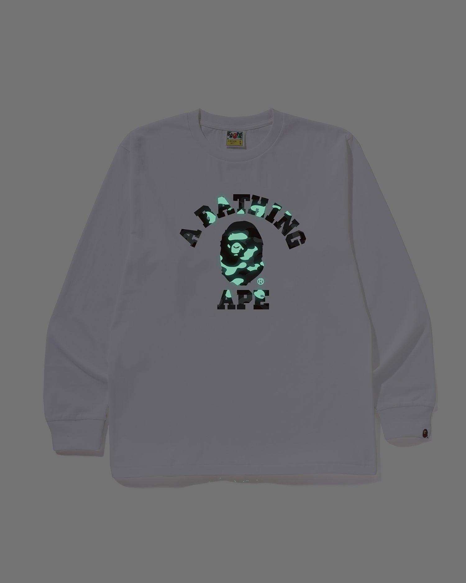 トップス A BATHING APE CITY CAMO COLLEGE LS TEE L A BATHING APE® City Camo College Tee | Bape official website