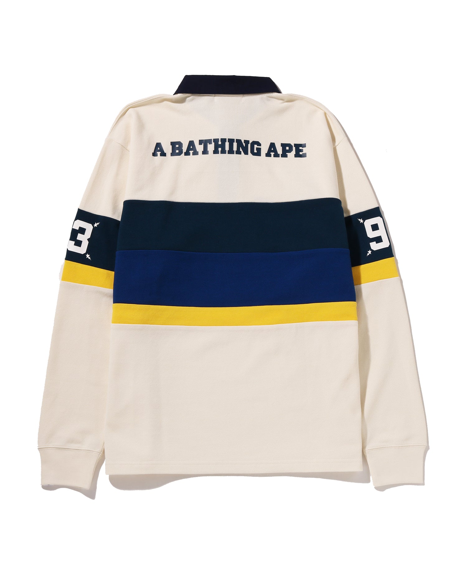 A BATHING APE® By Bathing Ape Striped Rugby Shirt | Bape official