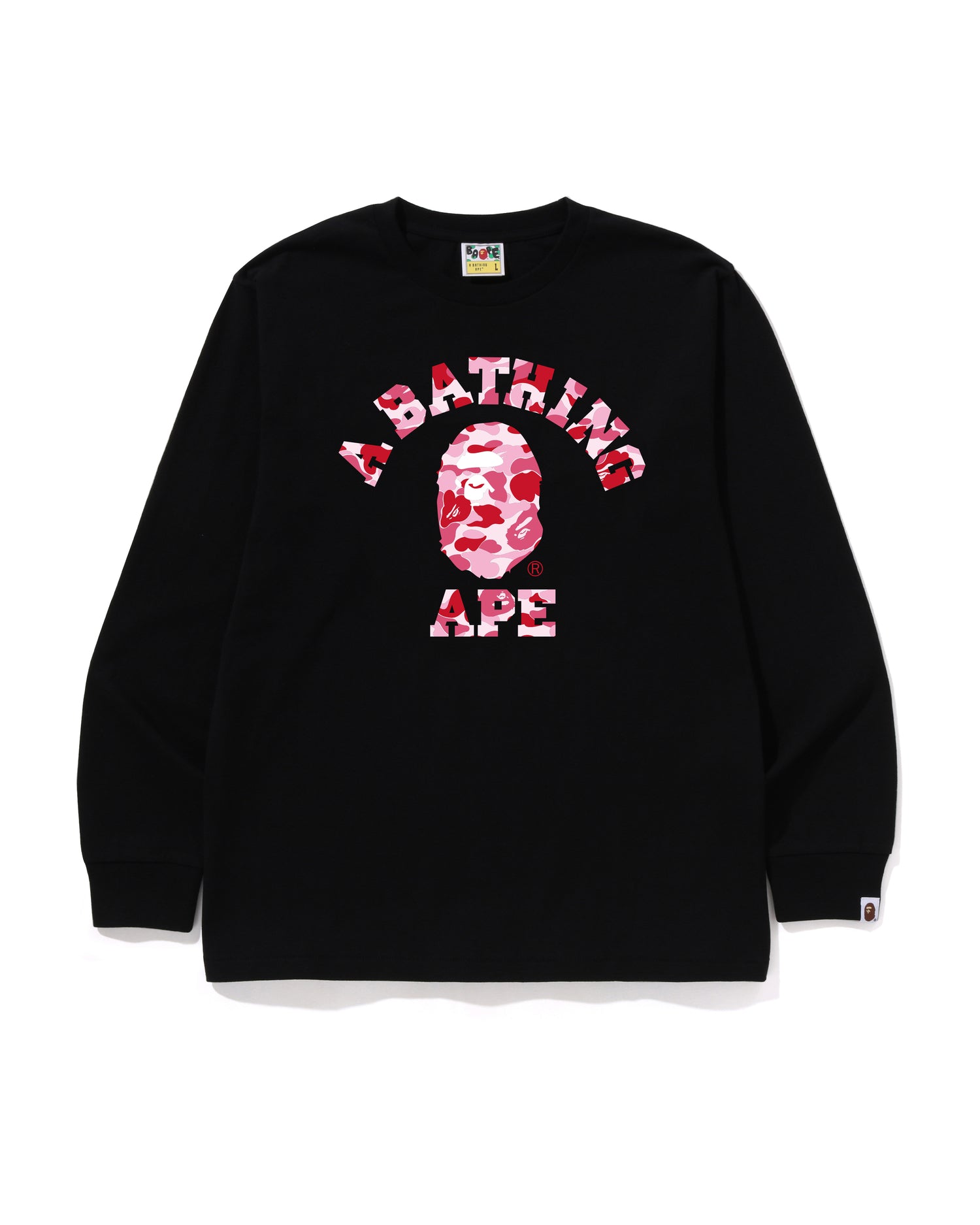 トップス BATHING APE ABC CAMO COLLEGE LS TEE A BATHING APE® Abc Camo College Ls Tee | Bape official