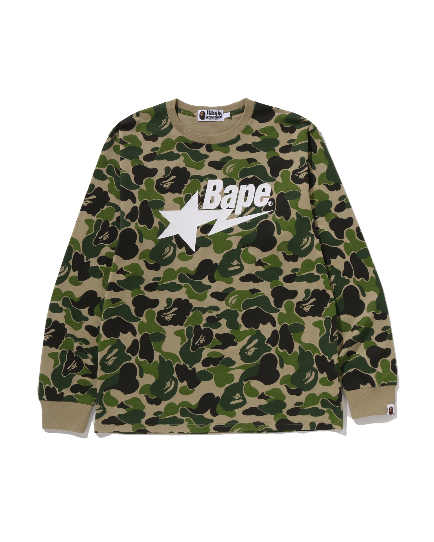 A BATHING APE® Abc Camo BAPE STA Ls Tee | Bape official website
