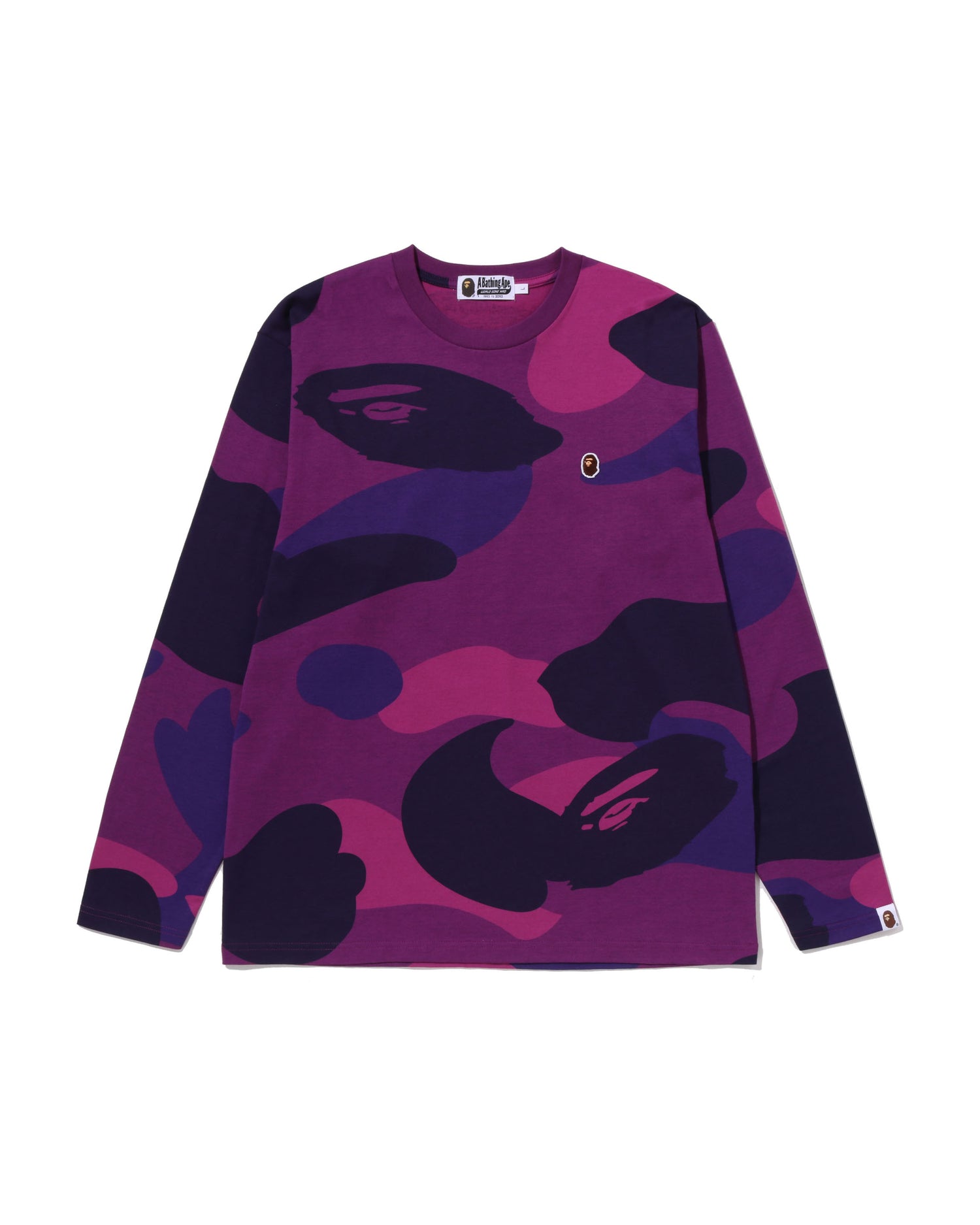 トップス BAPE COLOR CAMO ONE POINT L/S TEE A BATHING APE® Mega Color Camo One Point Ls Tee | Página oficial