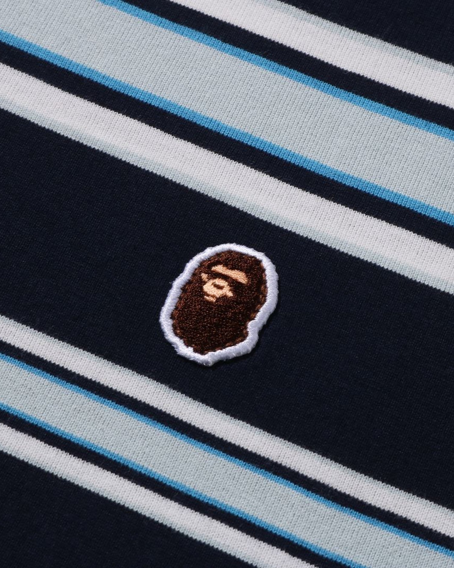 A BATHING APE® One Point Stripe Ls Tee | Bape official