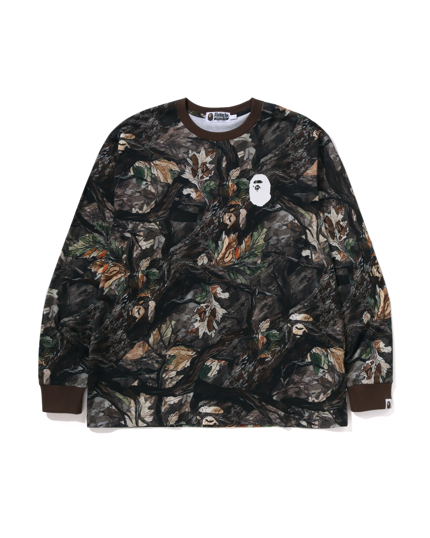A BATHING APE® Tree Edge Camo Relaxed Fit Ls Tee | Bape