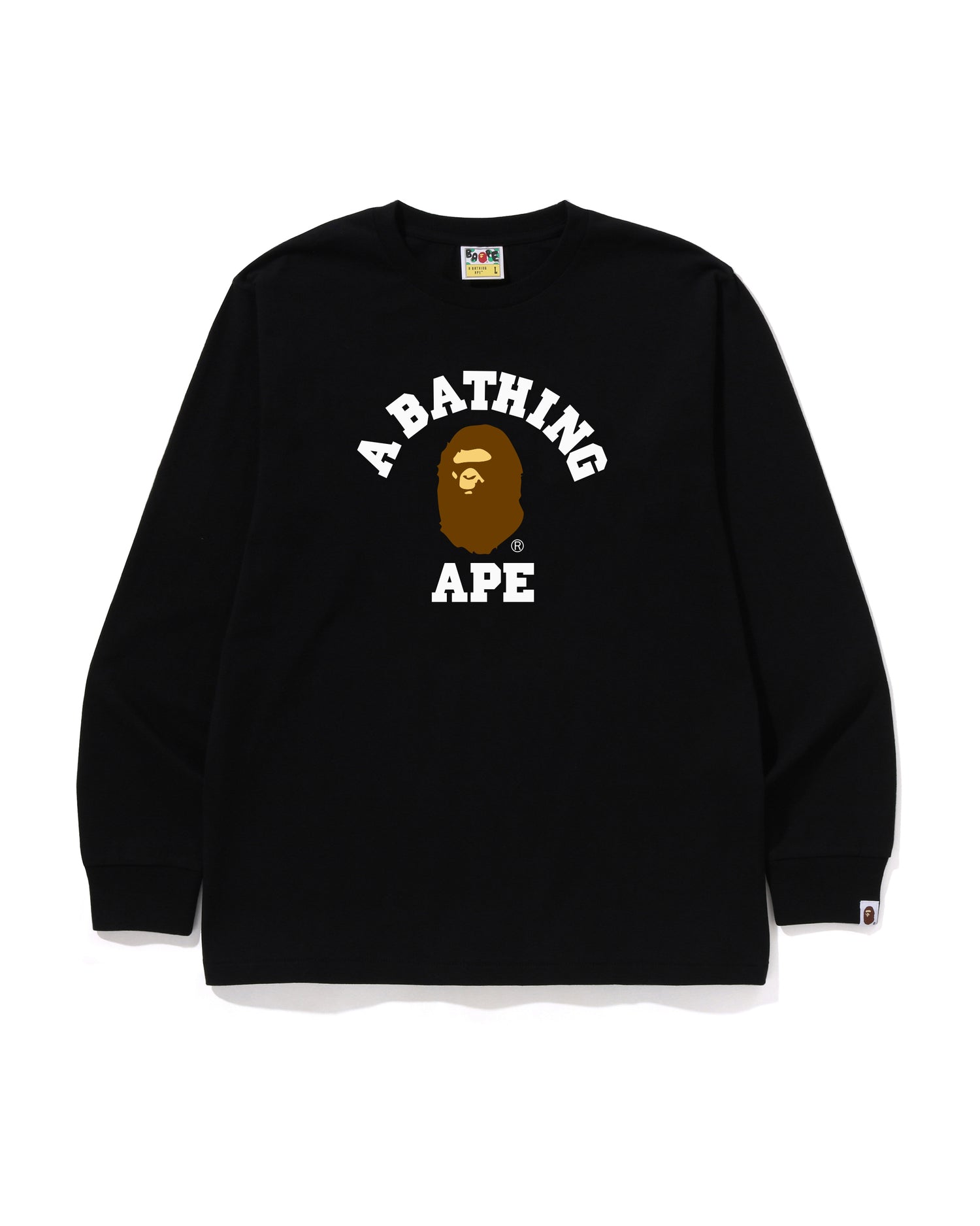 トップス A BATHING APE COLLEGE L/S TEE size XL A BATHING APE® College Ls Tee | Bape official website – INT.BAPE.COM