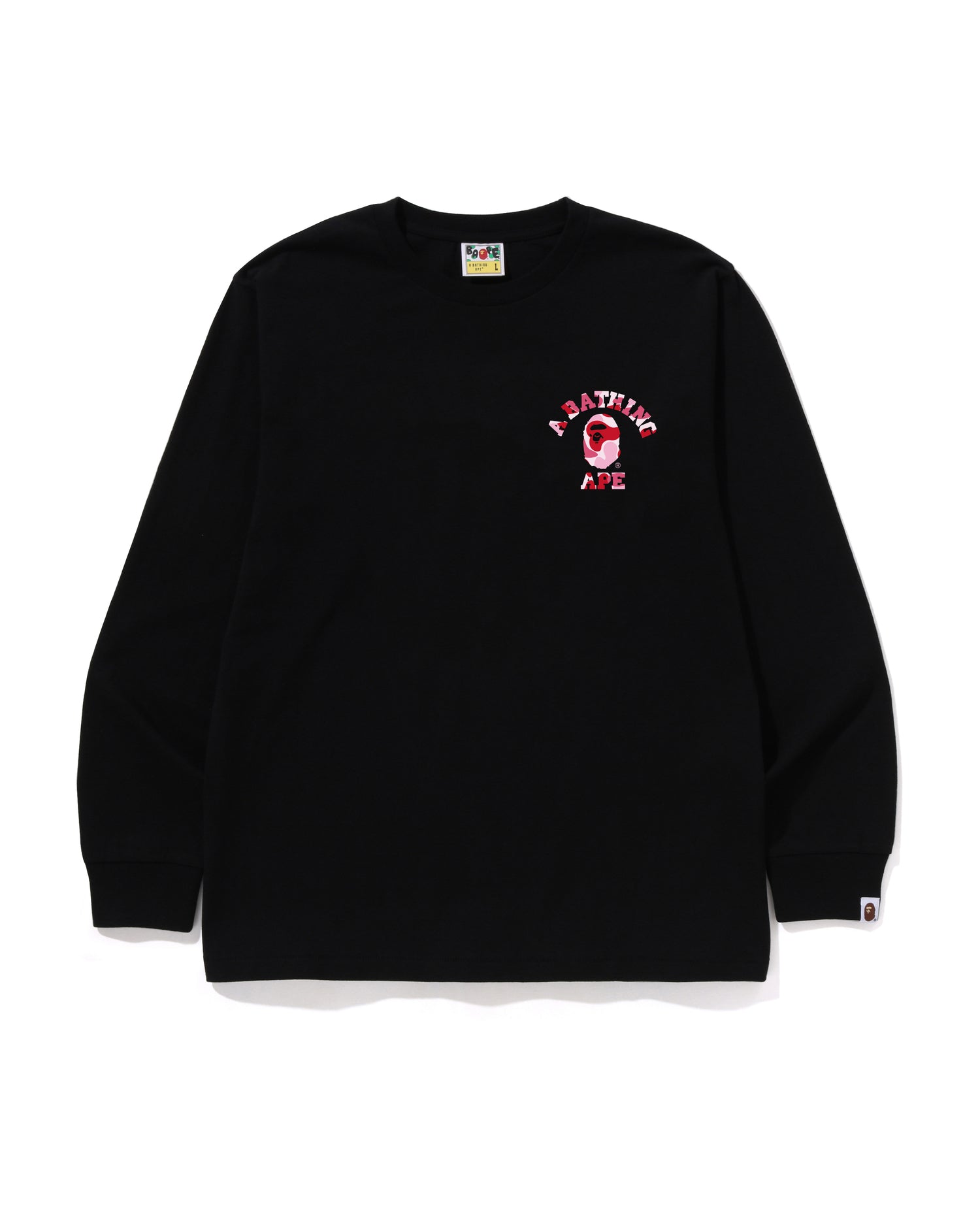A BATHING APE® Abc Camo College ATS Ls Tee | Bape official website