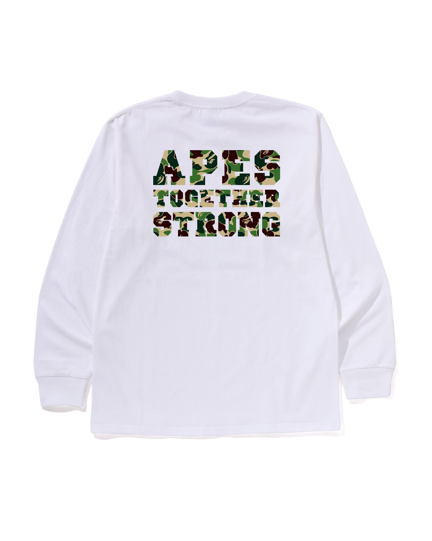 A BATHING APE® Abc Camo College ATS Ls Tee | Bape official website