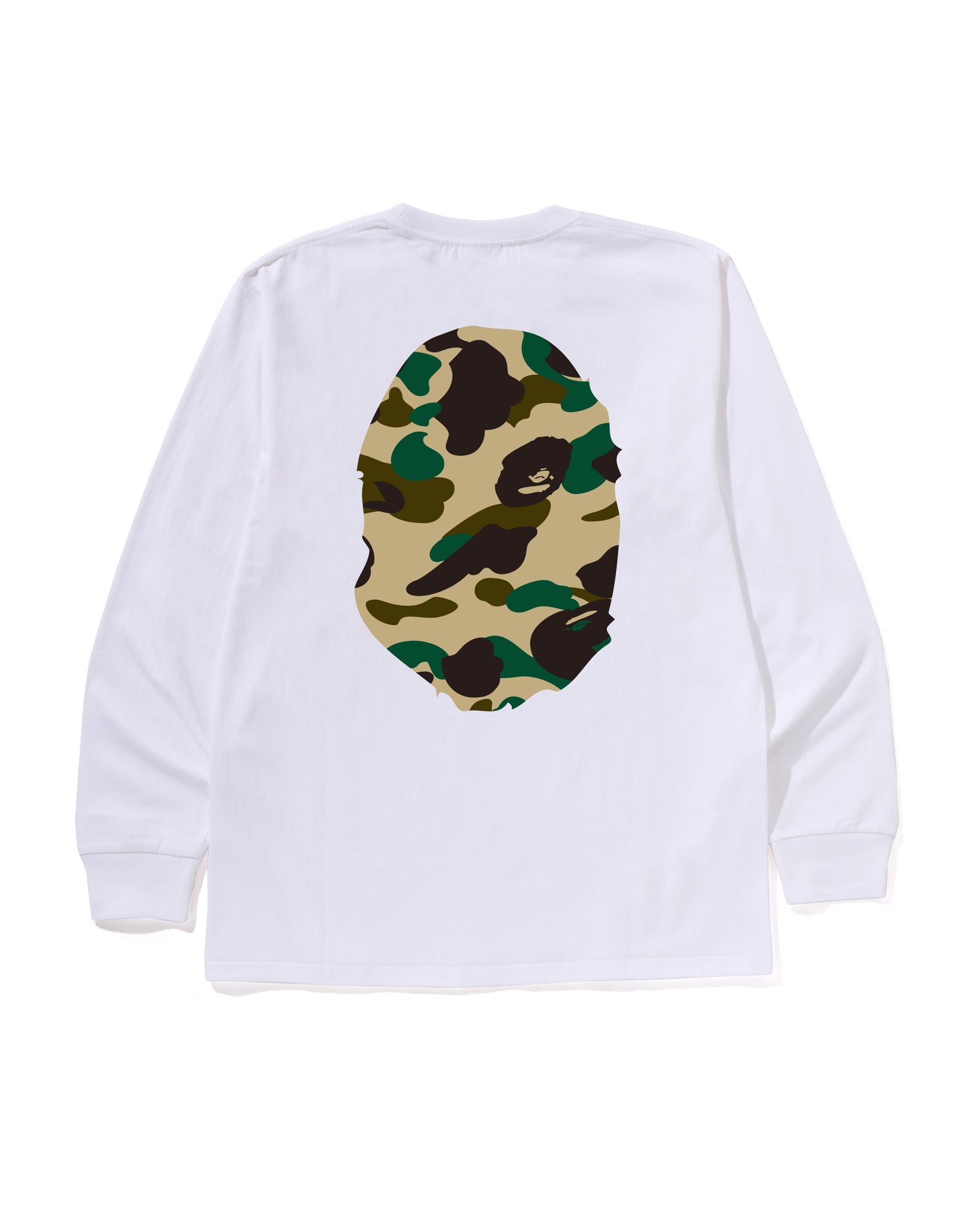 A BATHING APE® 1st Camo Big Ape Head Ls Tee | Bape official