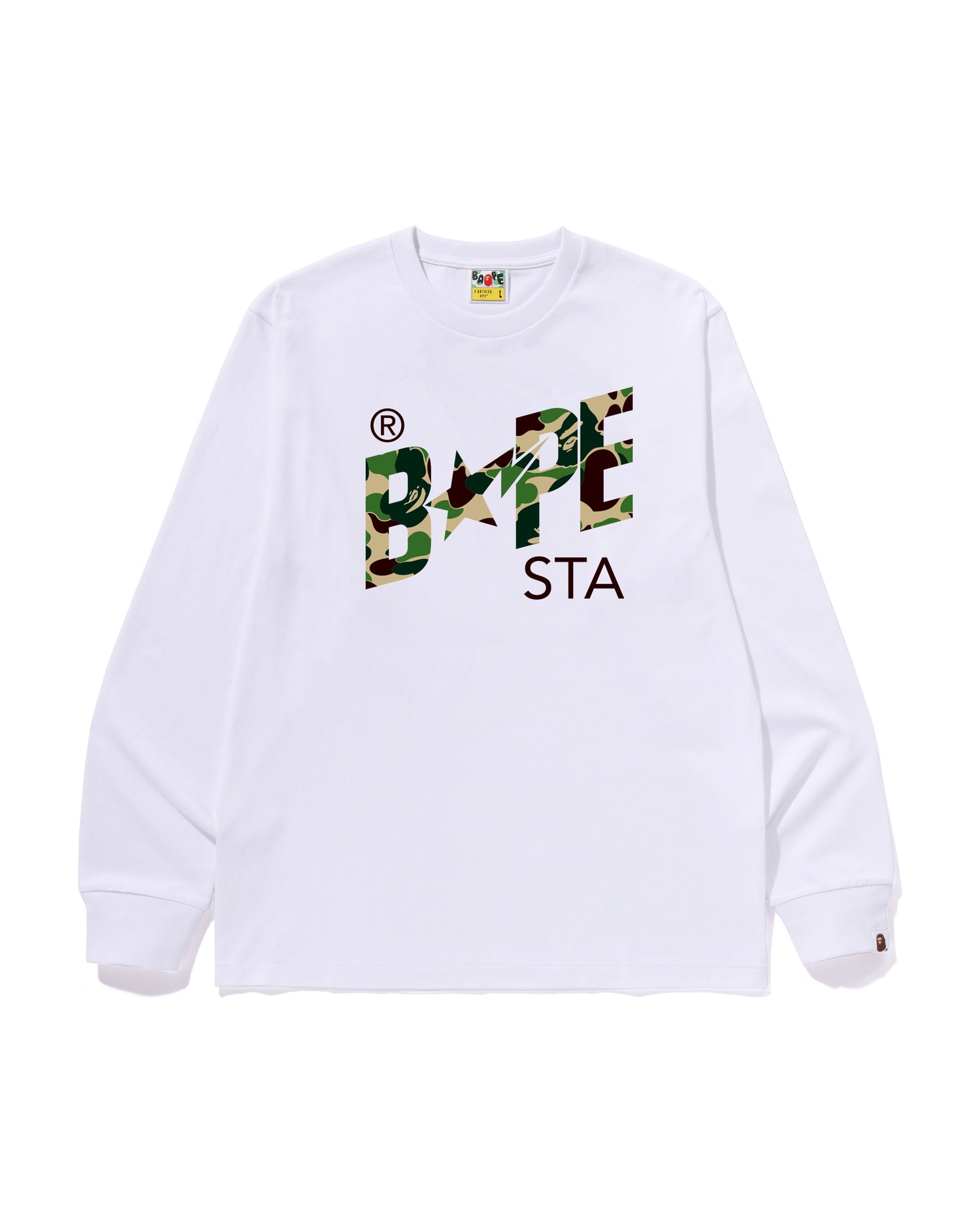 A BATHING APE® ABC Camo BAPE STA Ls Tee | Bape official website