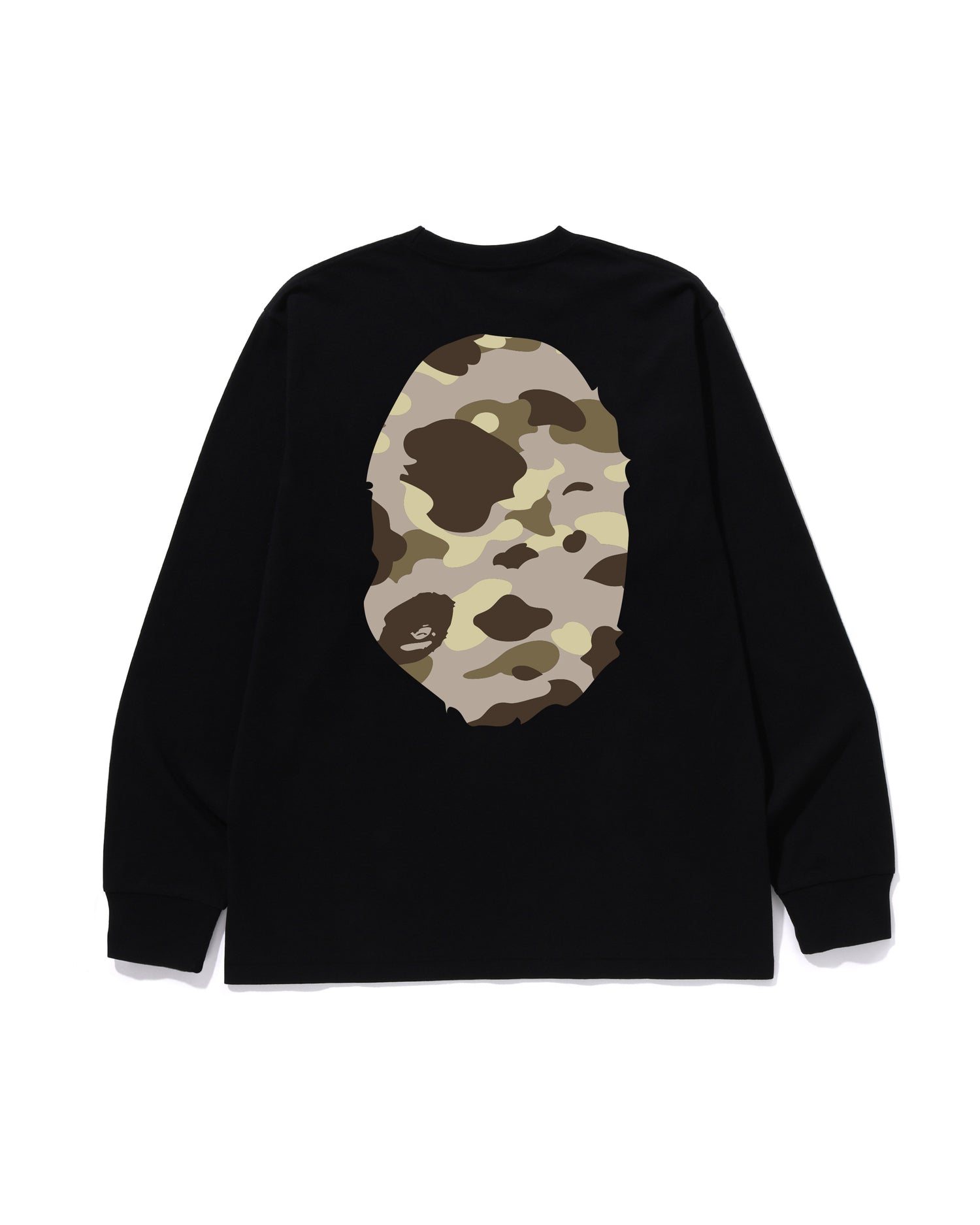 A BATHING APE® Color Camo Big Ape Head Ls Tee | Bape official