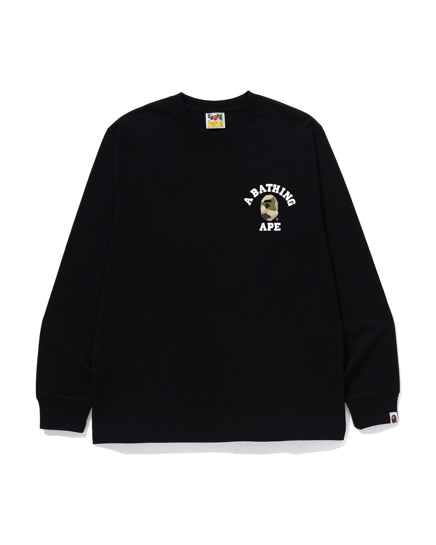 A BATHING APE® Color Camo College Ats Ls Tee | Bape official