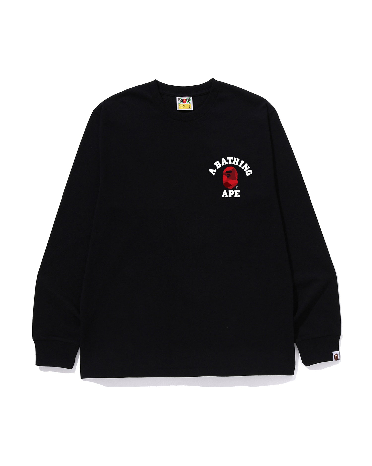 A BATHING APE® Color Camo College Ats Ls Tee | Bape official