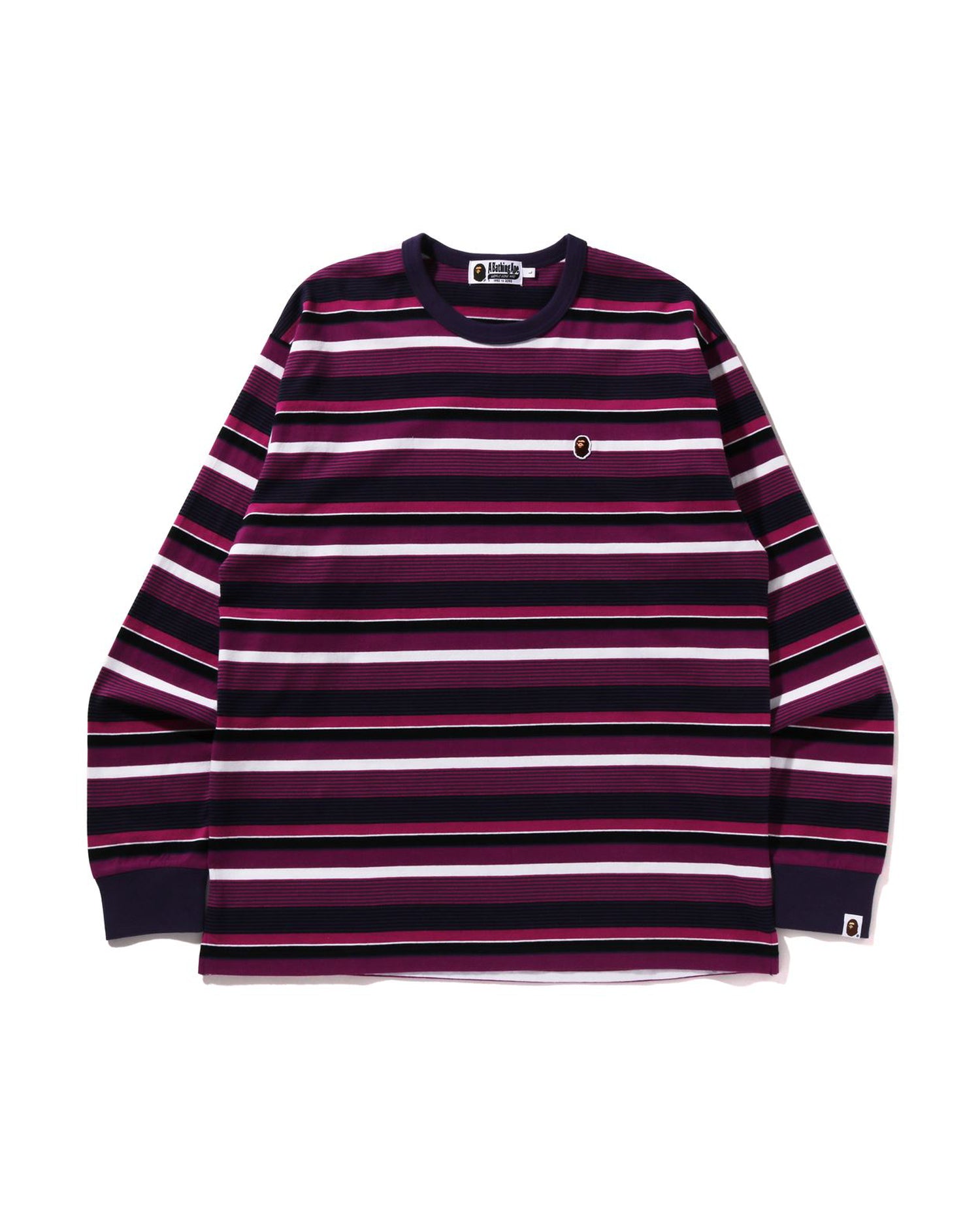 A BATHING APE® Ape Head One Point Relaxed Fit L/S Tee | Bape