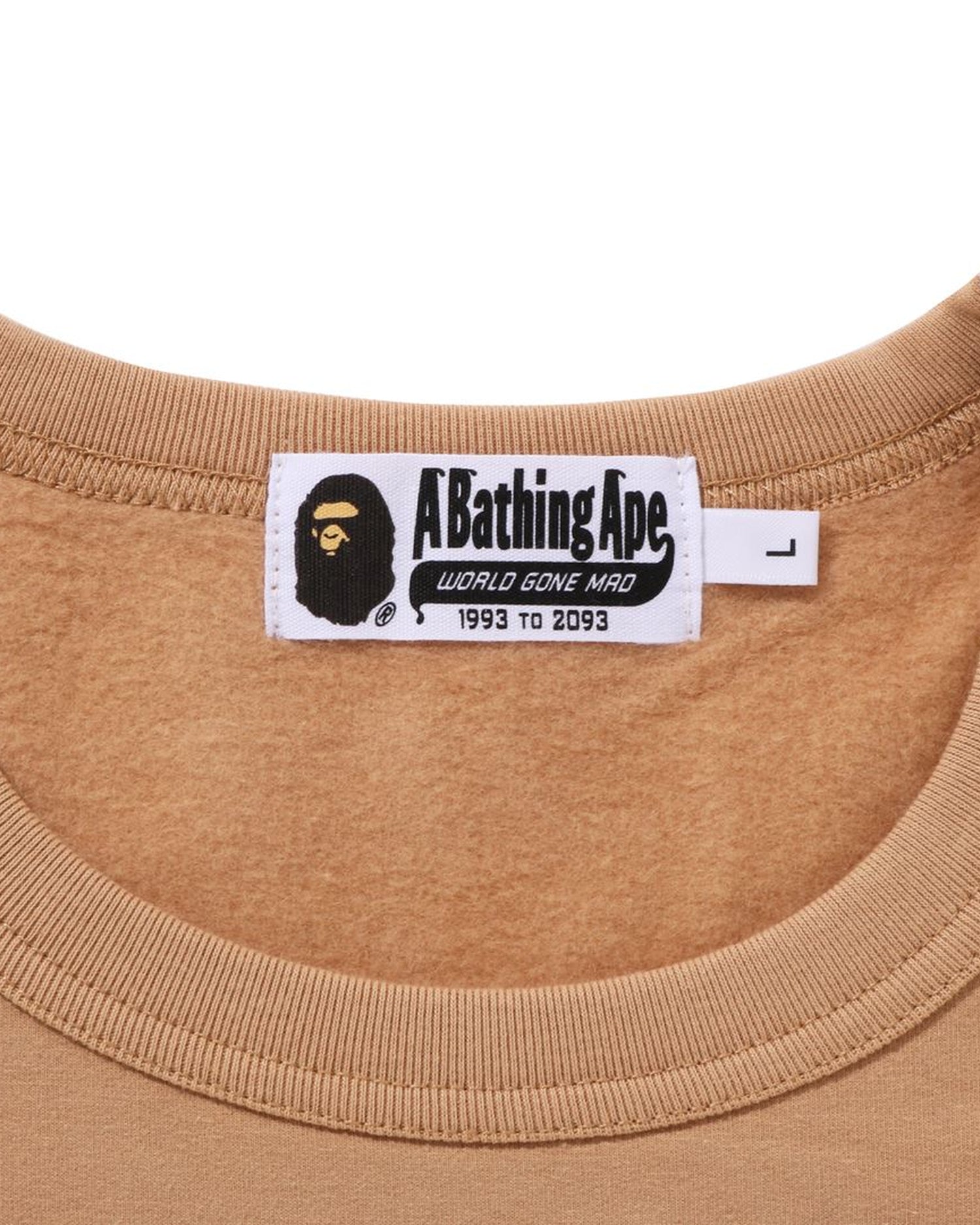 A BATHING APE® Ape Head Brushed Cotton Tee | Bape official