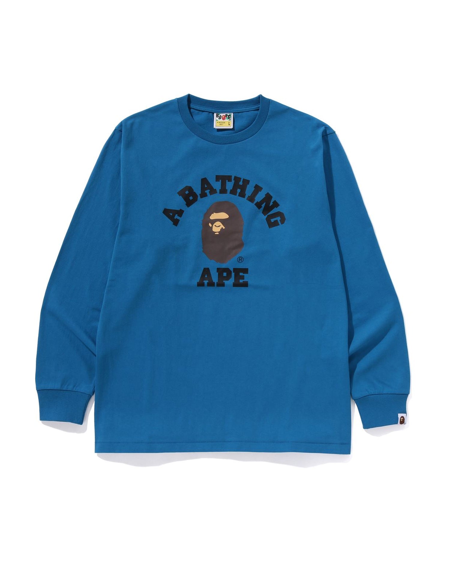 A Bathing Ape BAPE College Long Sleeve T-shirt authentic