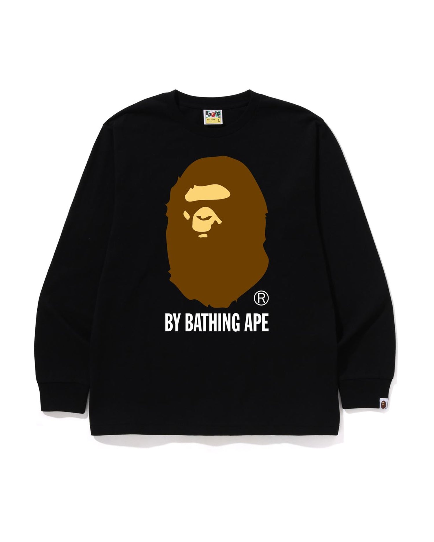 Bape long on sale sleeve black shirt for men