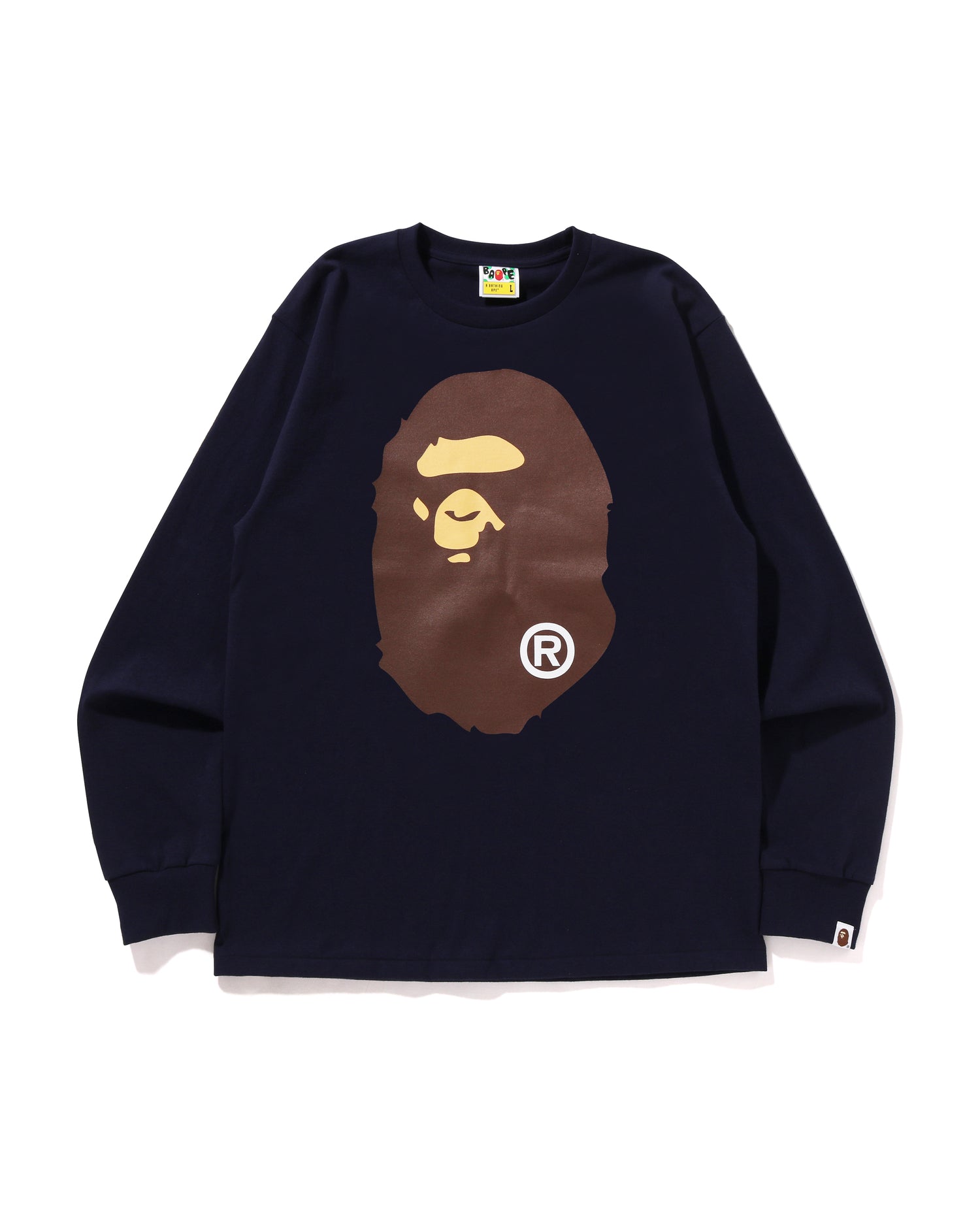 APE ロンT A BATHING APE® Big Ape Head L/s Tee | Bape official website