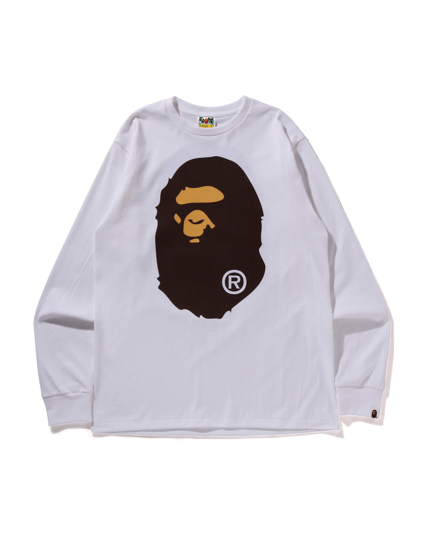 APE ロンT A BATHING APE® Big Ape Head L/s Tee | Bape official website