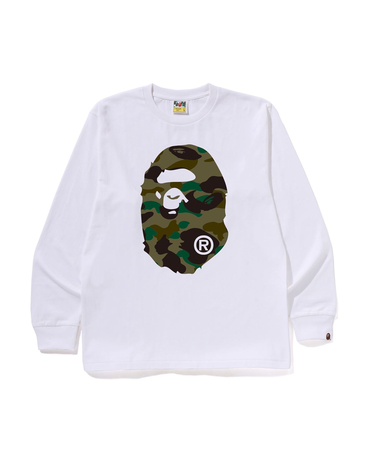 1st Camo Big Ape Head Ls Tee