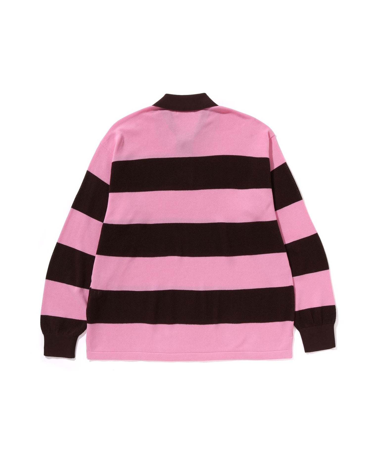A BATHING APE® Jacquard Multilogo Stripe Relaxed Fit Ls Tee A BATHING APE® Jacquard Multilogo Stripe Relaxed Fit Ls Tee