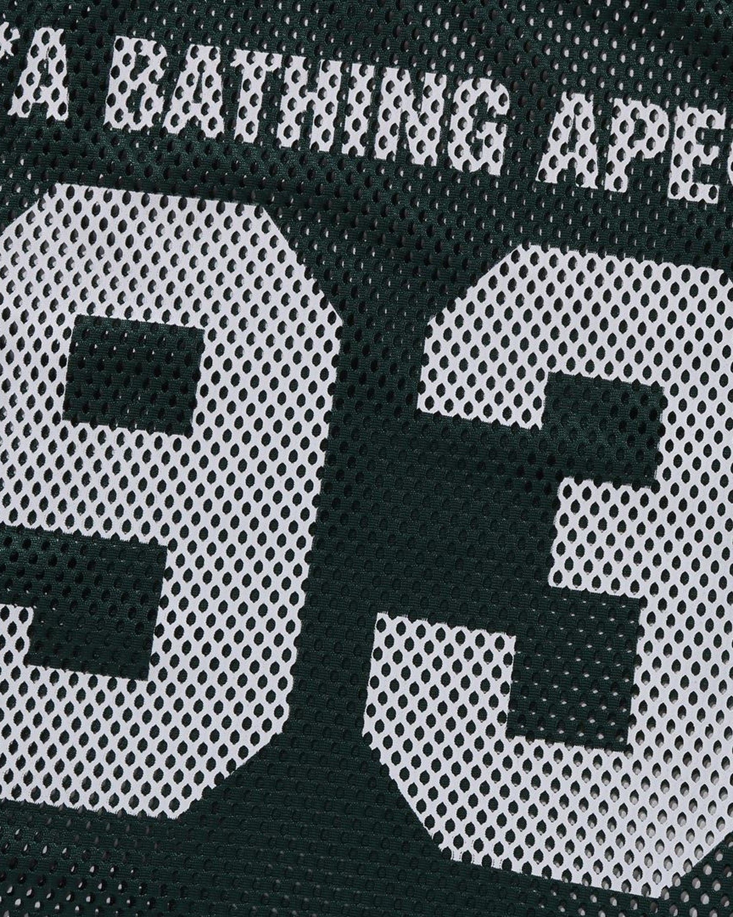A BATHING APE® Line Camo Multilogo Relaxed Fit Football Jersey