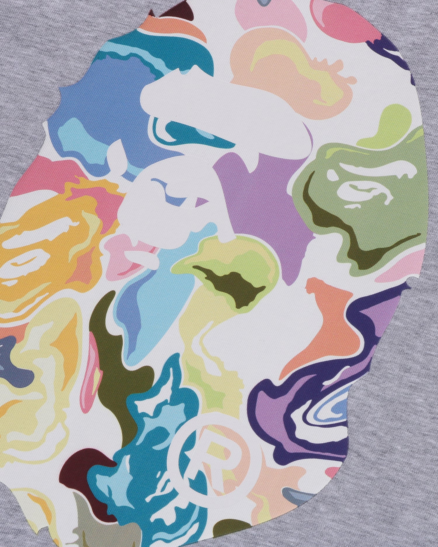A BATHING APE® Art Camo Ape Head Relaxed Fit Ls Tee | Bape