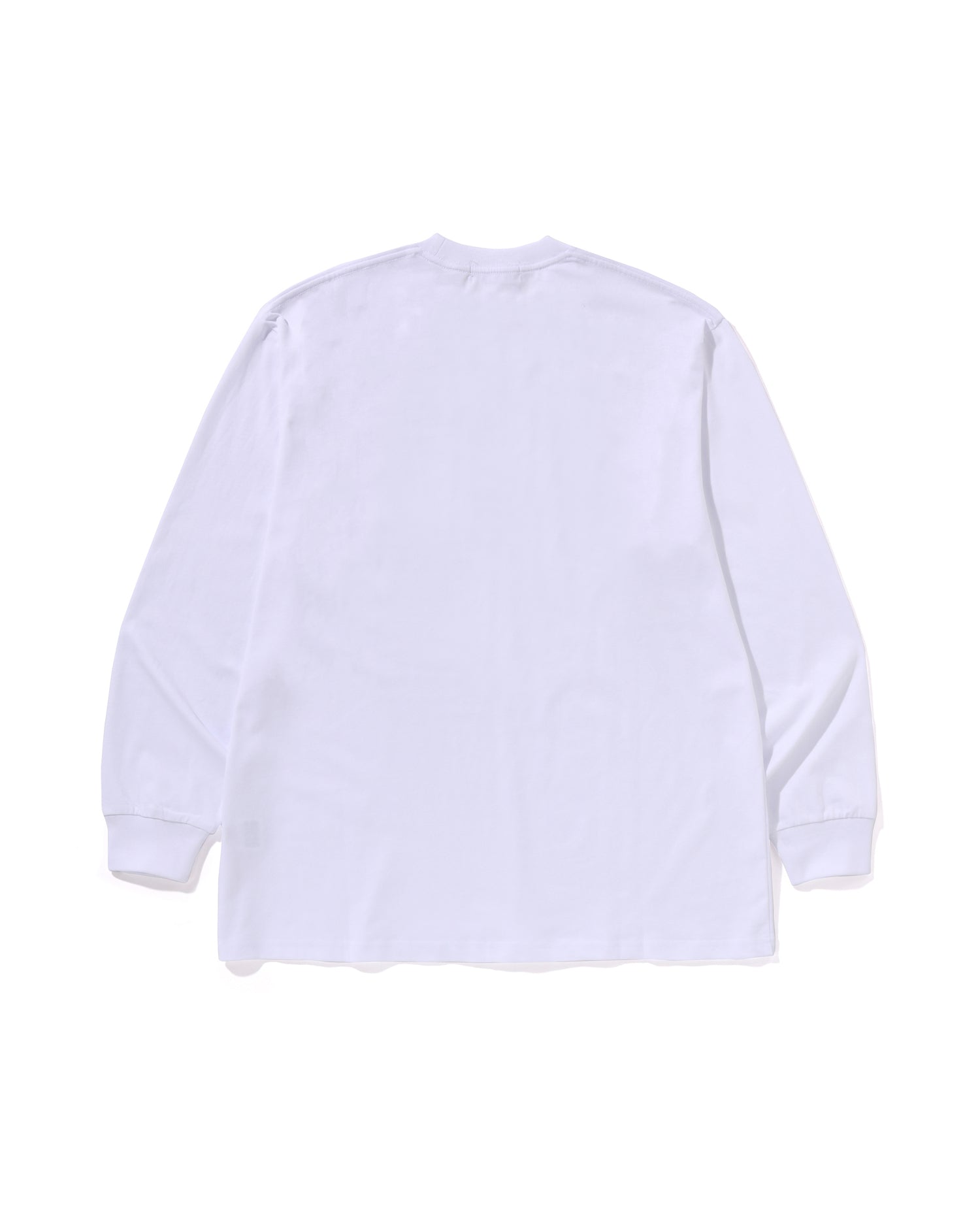 A BATHING APE® Wrinkle BAPE Logo Relaxed Fit Ls Tee | Bape