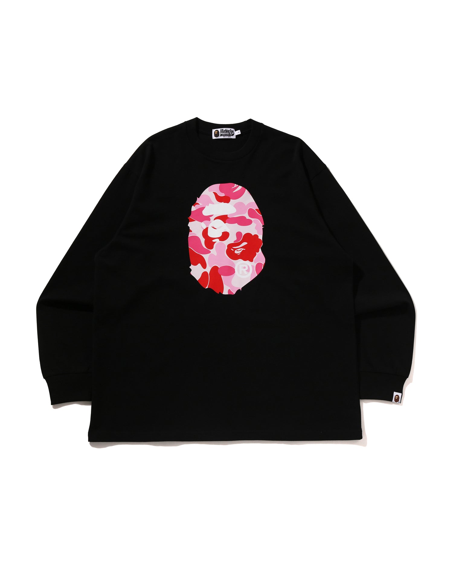 A BATHING APE® Abc Camo Ape Head Relaxed Fit Ls Tee | Bape