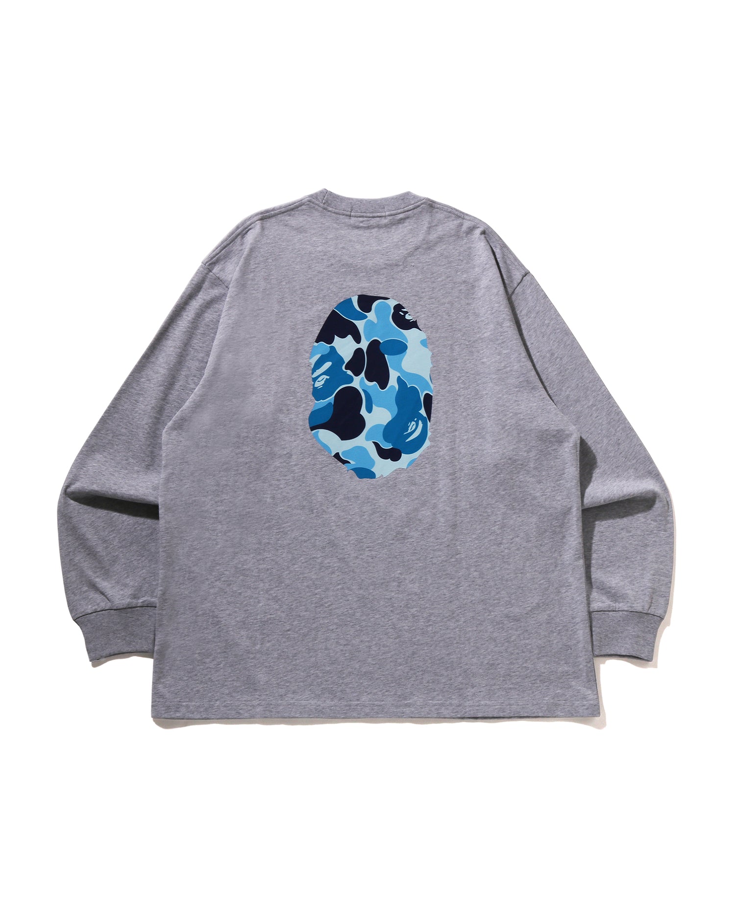 A BATHING APE® Abc Camo Ape Head Relaxed Fit Ls Tee | Bape