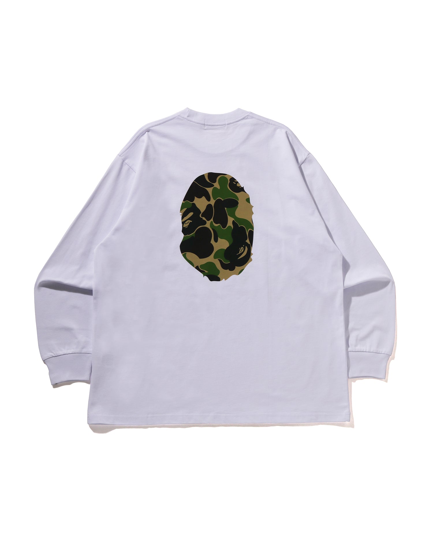 A BATHING APE® Abc Camo Ape Head Relaxed Fit Ls Tee | Bape