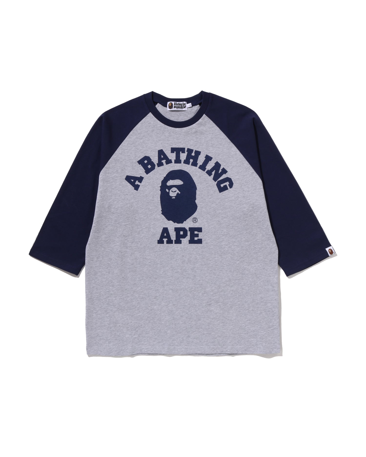 トップス A BATHING APE COLLEGE L/S TEE size S A BATHING APE® College Raglan Regular Fit Ls Tee | Bape official