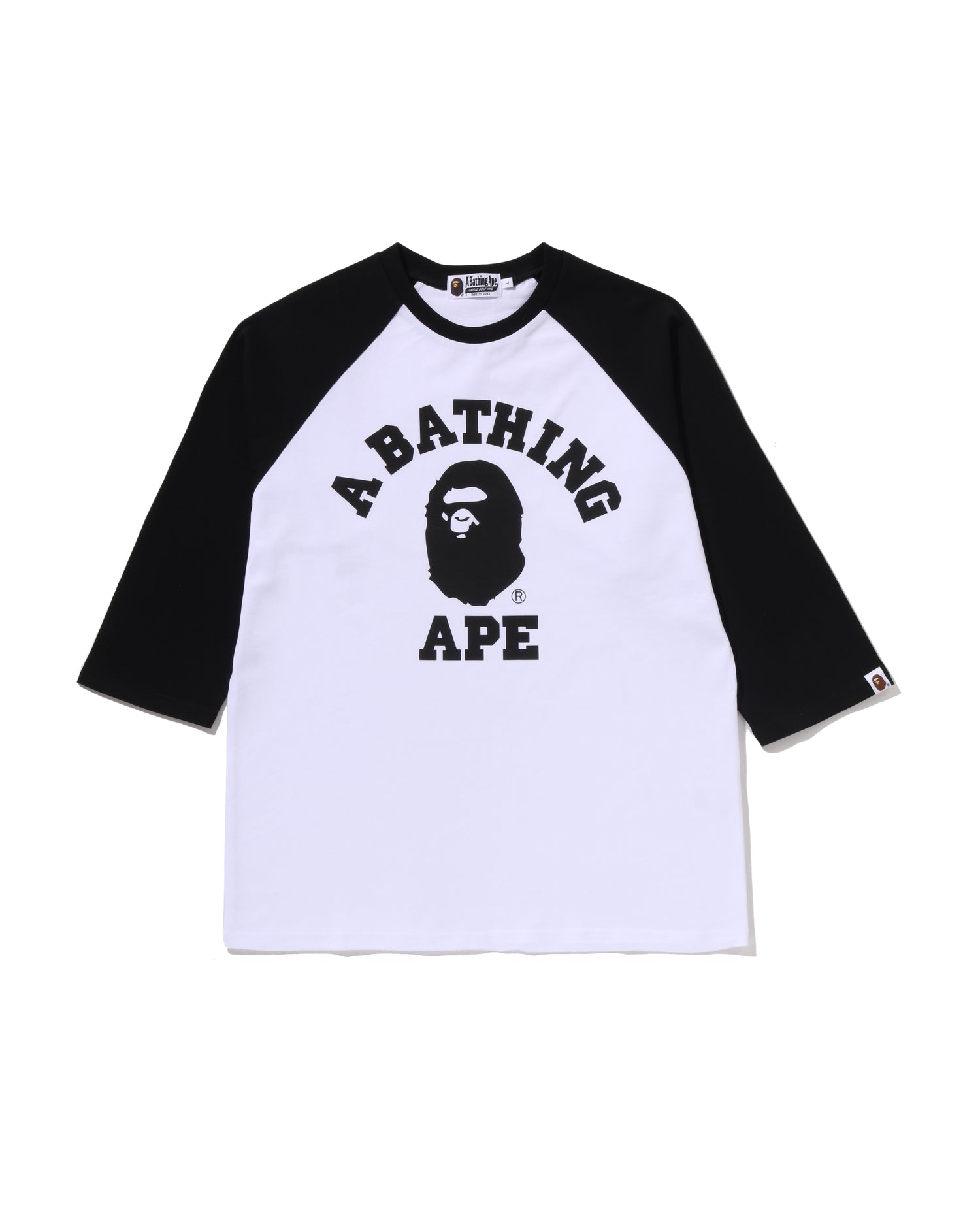 A BATHING APE® College Raglan Regular Fit Ls Tee | Bape official