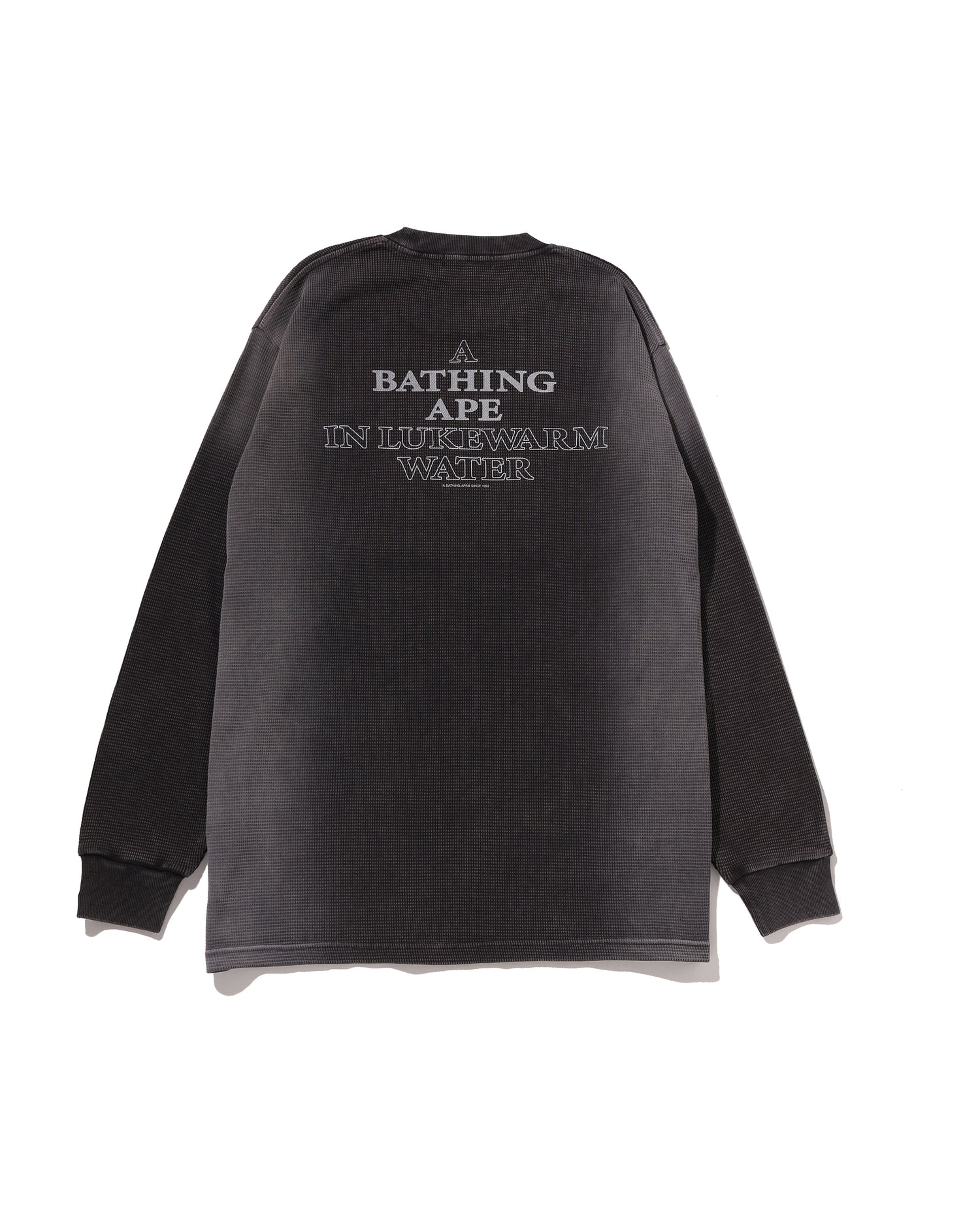 【BAPE】BATHING APE LOGO MILITARY黒size2XL A BATHING APE® Heavy Washed BAPE Military Graphic Relaxed Fit Ls