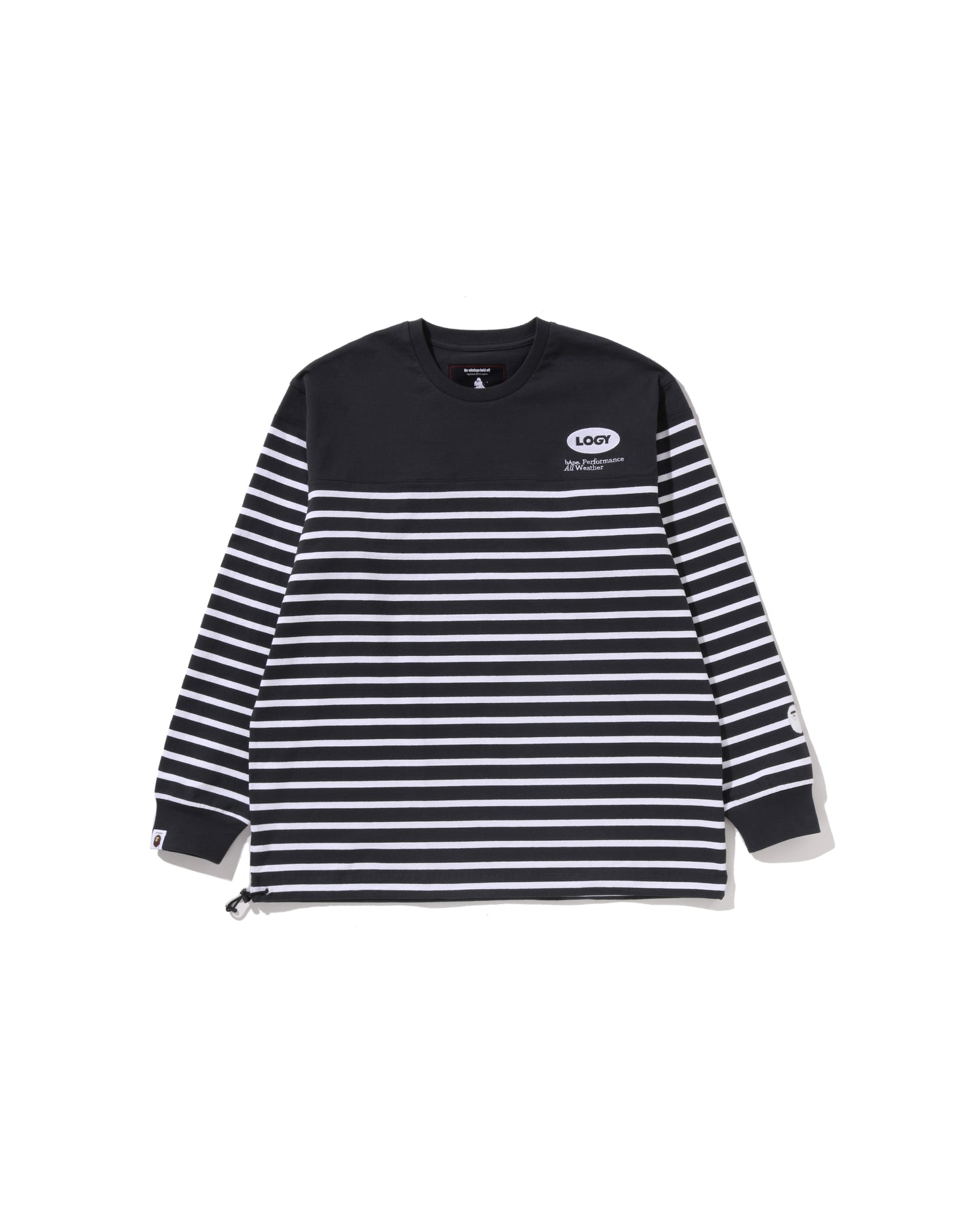 A BATHING APE® BAPE by Kazuki Kuraishi Stripe Relaxed Fit Long Tee