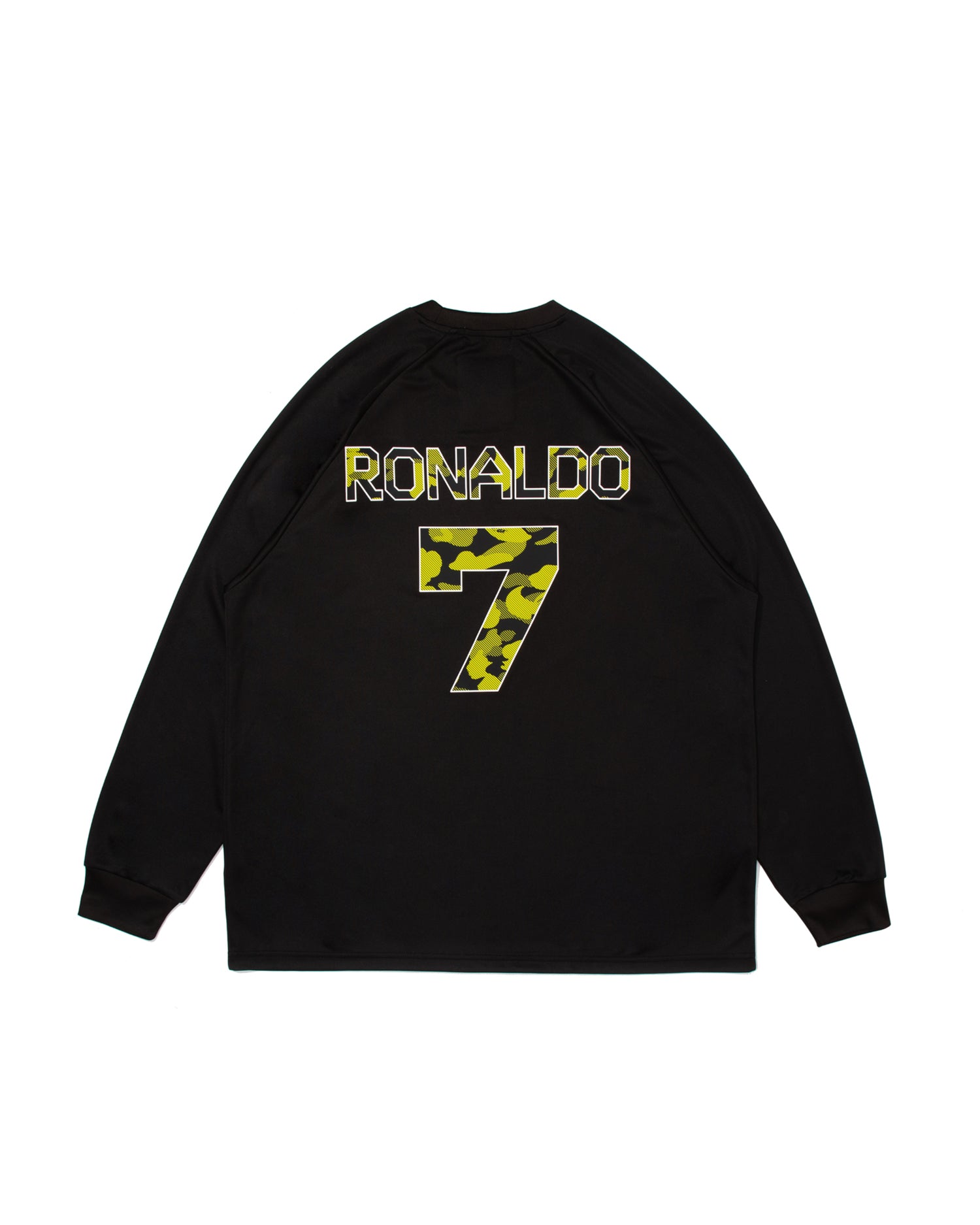 A BATHING APE® BAPE X Cr7 Life Multi Logo Poly Relaxed Fit Ls