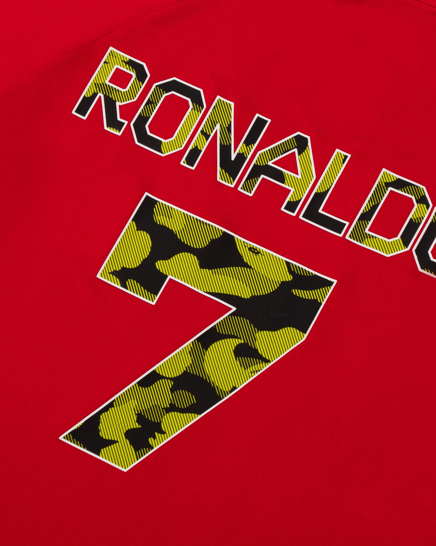 A BATHING APE® BAPE X Cr7 Life Multi Logo Poly Relaxed Fit Ls