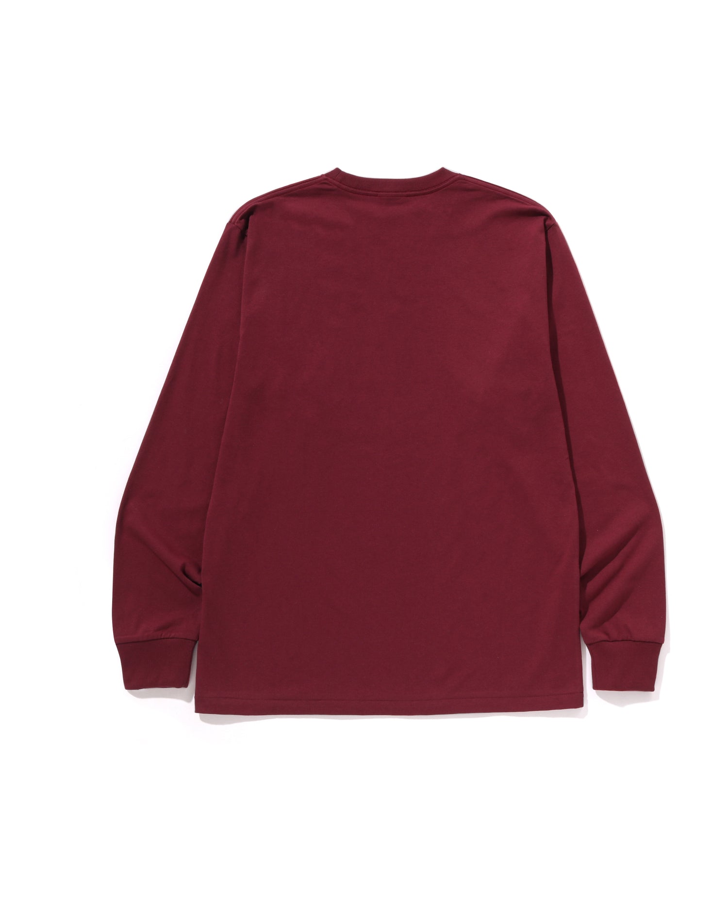 トップス A BATHING APE COLLEGE LS TEE BURGUNDY A BATHING APE® College Monogram Relaxed Fit Sweat Shorts
