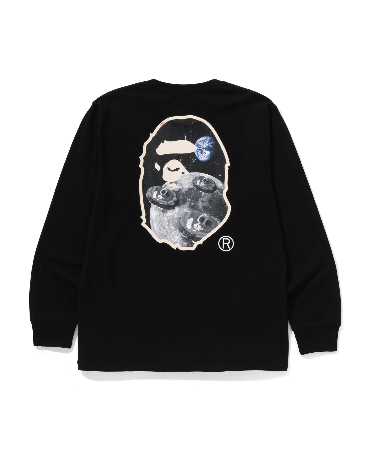 【未開封】BABYL Mosh' Tee XL A BATHING APE® Moon Ape Head Old Photo L/s Tee | Bape