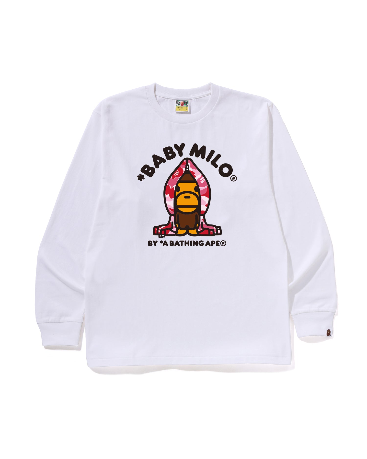 A BATHING APE® Abc Camo Milo Hoodie Ls Tee | Bape official website